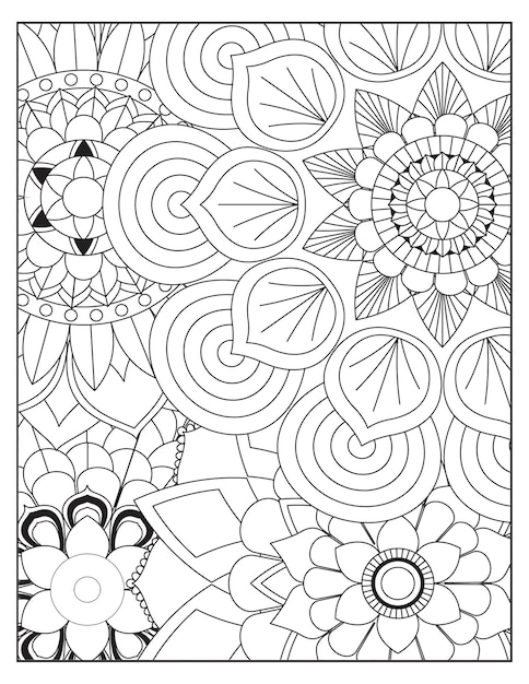 Coloriage Fleurs Intérieurs Kdp