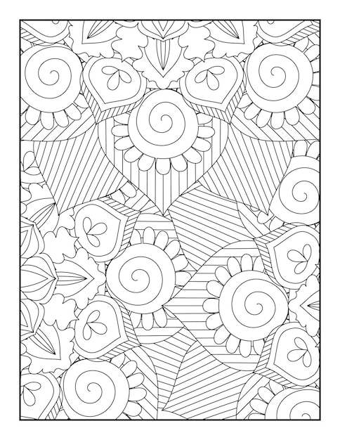 Coloriage Floral Livre De Coloriage Floral Livre De Coloriage Floral Pour Adultes Coloriages Livres