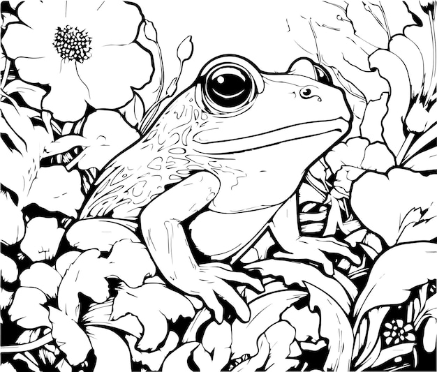 coloriage de grenouille