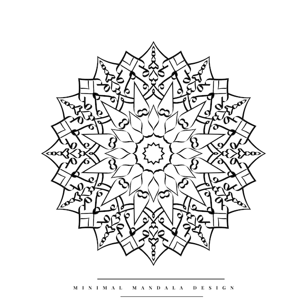 Vecteur coloriage de mandala arabesque avec des éléments inspirés de la nature