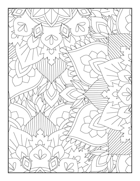 Coloriage Mandala Floral Coloriage Floral Mandala Coloriage Floral Pour Les Adolescents