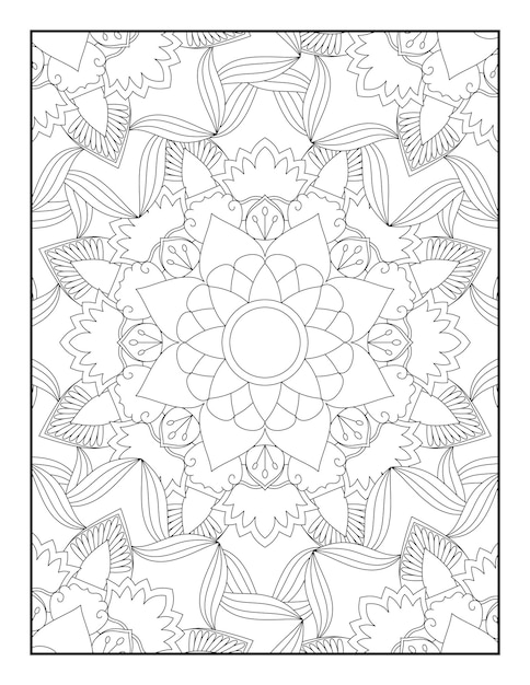 Coloriage Mandala Floral Coloriage Floral Mandala Coloriage Floral Pour Les Adolescents