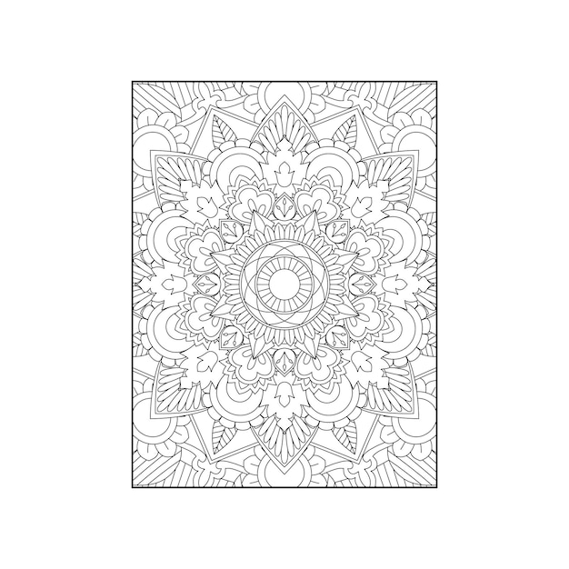 Coloriage Mandala Floral