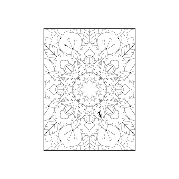 Coloriage Mandala Floral