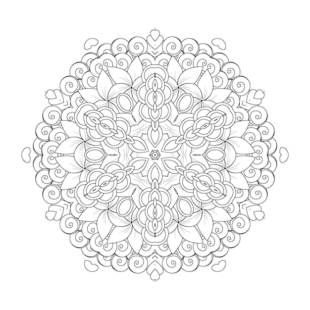 Coloriage Mandala Intérieur Kdp