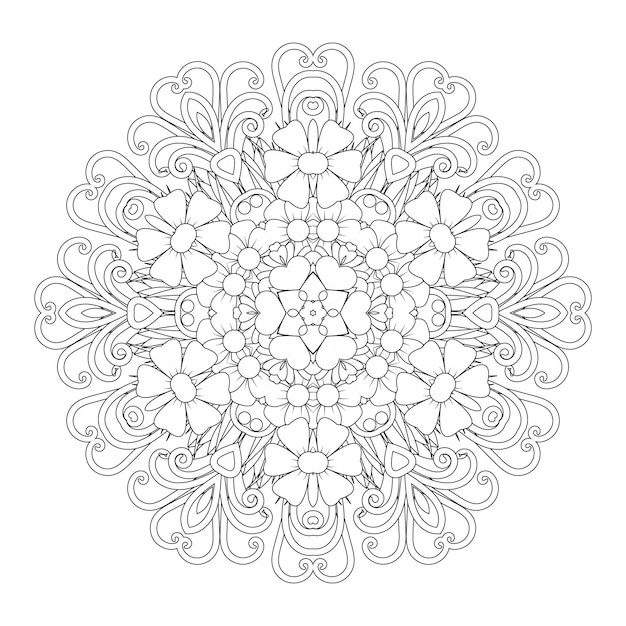 Coloriage Mandala Intérieur Kdp