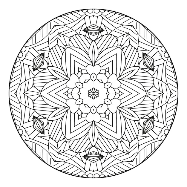 Coloriage Mandala Kdp Intérieur Coloriage Pour Enfants Et Adultes Coloriage Mandala Floral