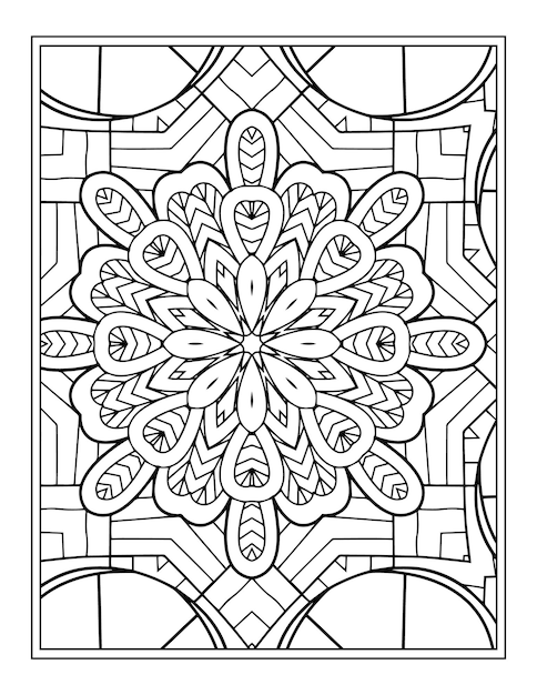 coloriage mandala