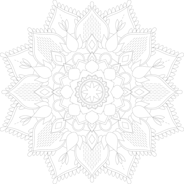 Coloriage Mandala