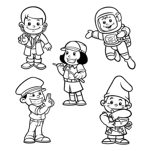 Coloriage Mignon Pour Les Enfants Avec Des Carrières