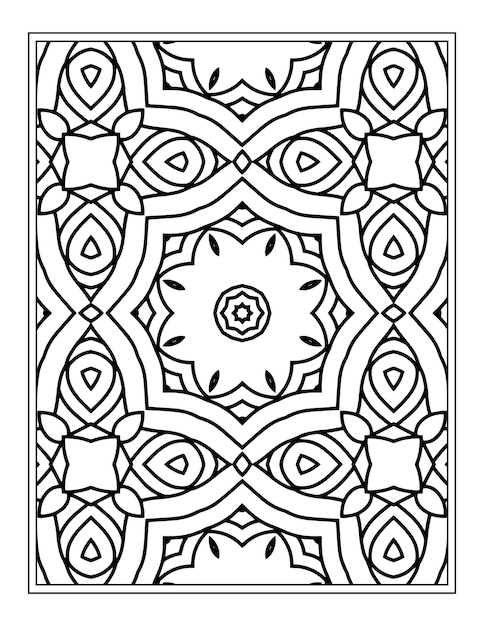 Coloriage De Motif De Fleurs Kdp Pour Adultes