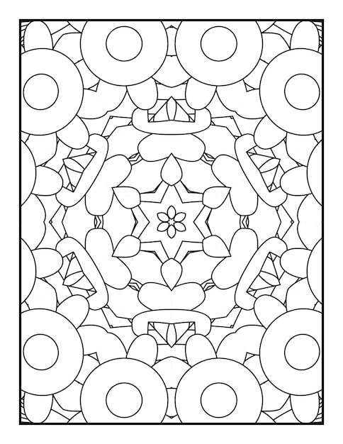Coloriage De Motif De Mandala Pour Adultes Coloriage De Mandala Coloriage De Mandala Floral