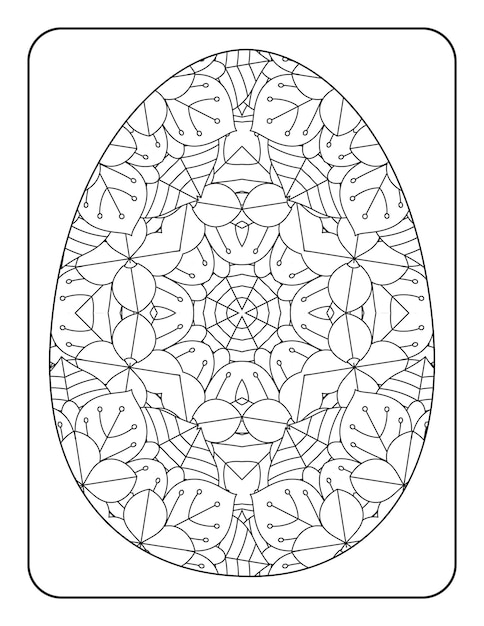 Coloriage Oeuf De Pâques Coloriage Lapin De Pâques Coloriage De Pâques Pour Adultes Et Enfants