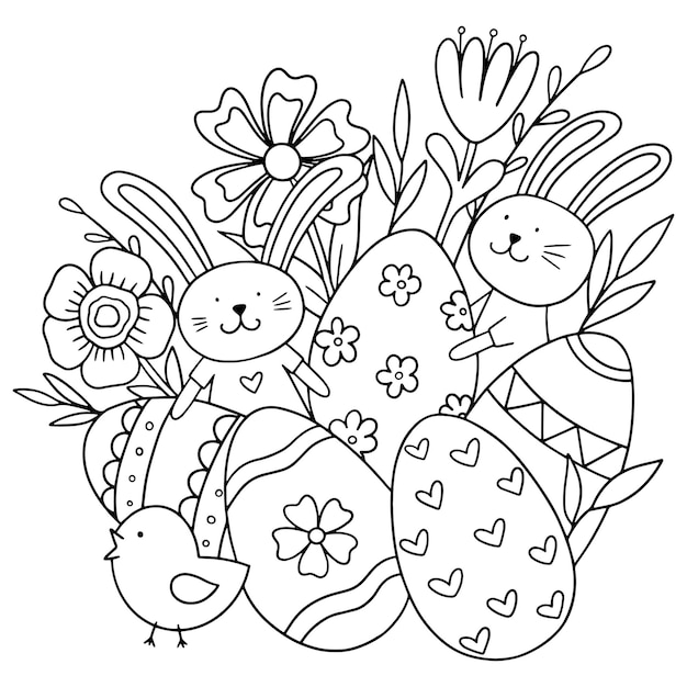 Coloriage De Pâques