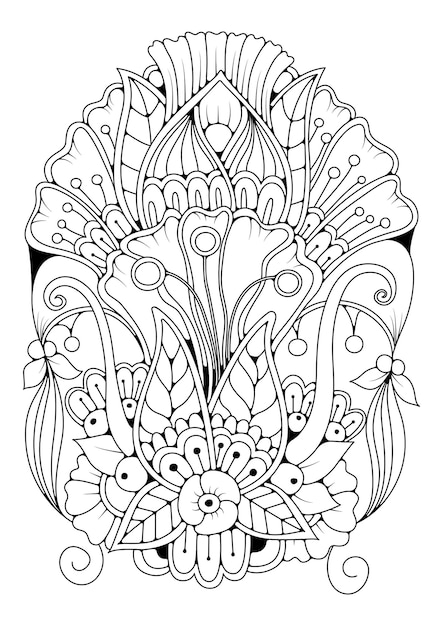 Vecteur coloriage pour enfants et adultes