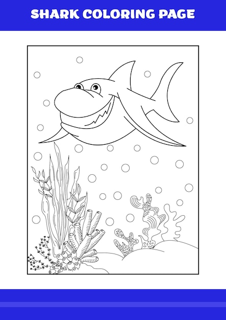 Coloriage De Requin Pour Les Enfants Livre De Coloriage De Requin Pour Se Détendre Et Méditer