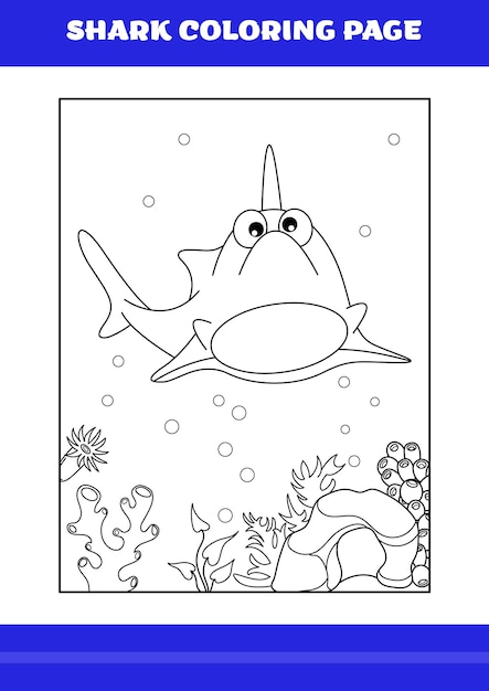 Coloriage De Requin Pour Les Enfants Livre De Coloriage De Requin Pour Se Détendre Et Méditer