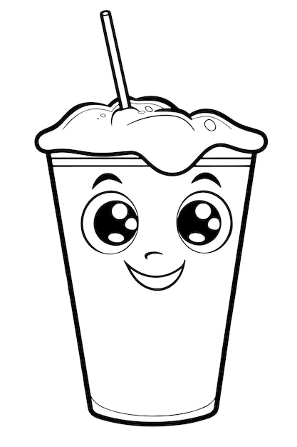 Coloriage Slurpee Mignon