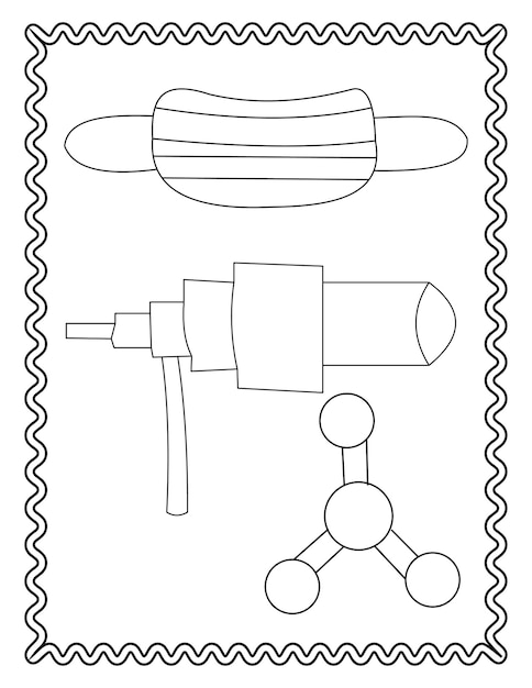 Coloriages De Dessin à La Main Pour Enfants Et Tout-petits