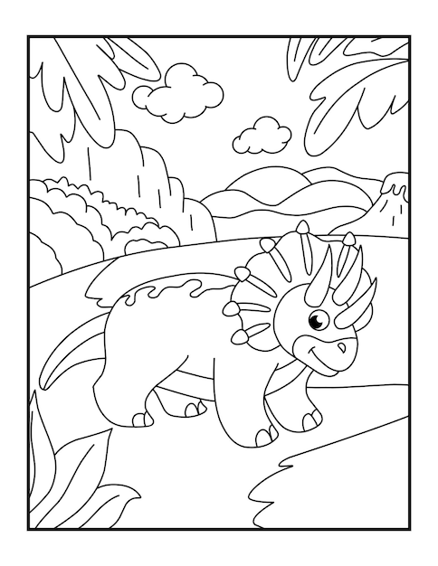 Coloriages De Dinosaures Pour Les Enfants