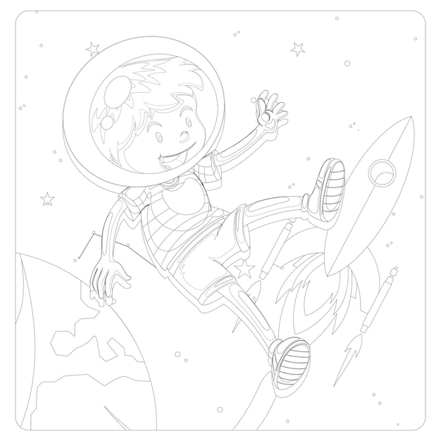 Coloriages De L'espace à Imprimer Pour Les Enfants