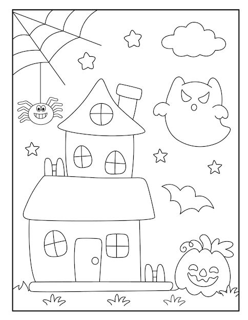 Coloriages D'halloween Pour Les Enfants