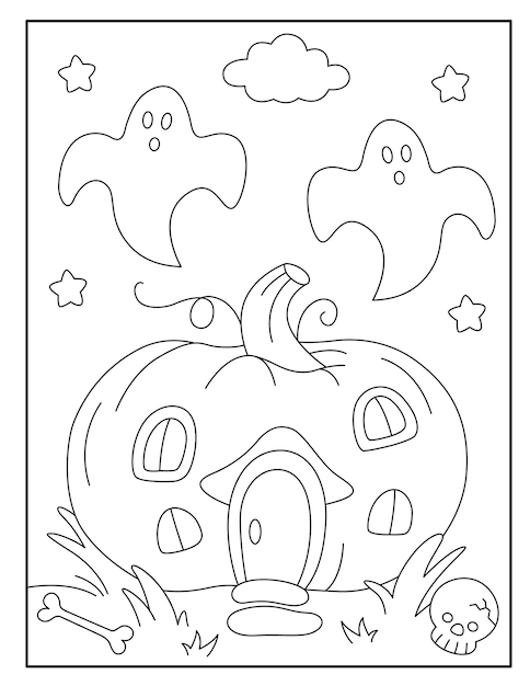 Coloriages D'halloween Pour Les Enfants