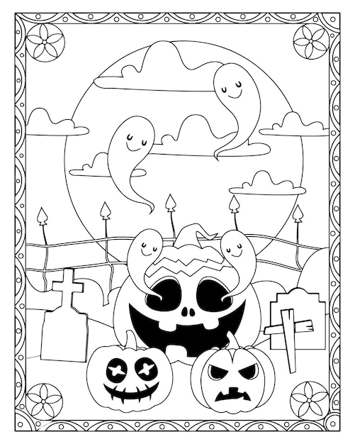 Coloriages D'halloween Pour Les Enfants