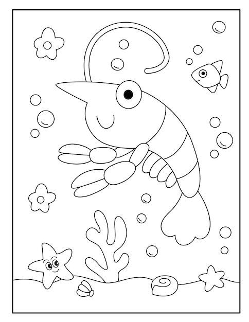 Coloriages De Homard Pour Les Enfants