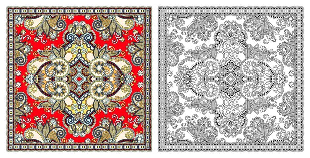 Coloriages Livre De Coloriage Pour Adultes Conception De Tapis Authentique