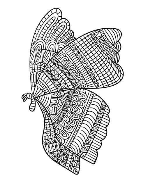 Desenho de Mandala borboleta para Colorir - Colorir.com  Coloriage mandala,  Coloriage papillon, Mandala papillon