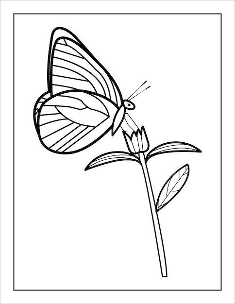 Coloriages de papillons pour les enfants