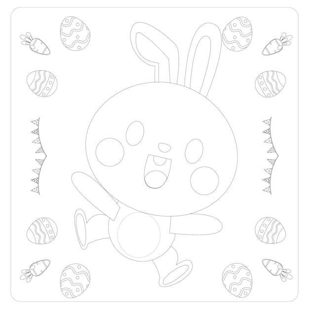 Coloriages de Pâques à imprimer pour les enfants