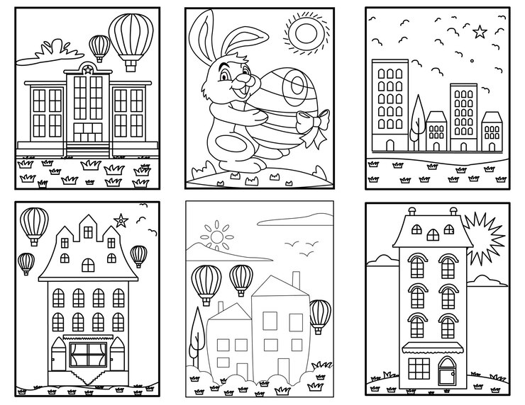 Vecteur coloriages pour enfants