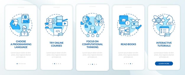 Comment apprendre à coder l'écran de l'application mobile d'intégration bleue