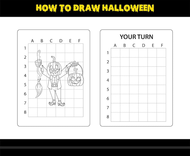 Comment Dessiner Halloween Pour Les Enfants Coloriage D'halloween Pour Les Enfants