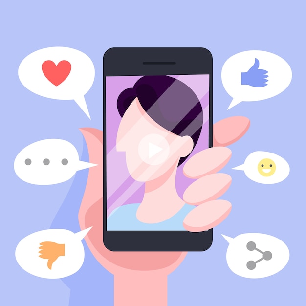 Communication en ligne via un ensemble de concepts de téléphonie mobile