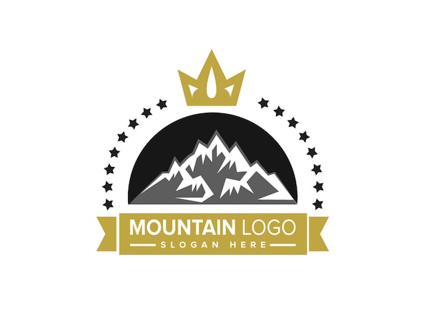 Compilation d'insignes vectoriels de logo de montagne