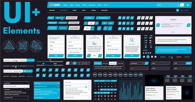 Ces composants graphiques fournissent une approche globale pour le développement d'interfaces