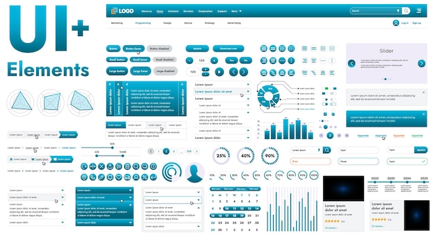 Ces composants graphiques fournissent une approche globale pour le développement d'interfaces