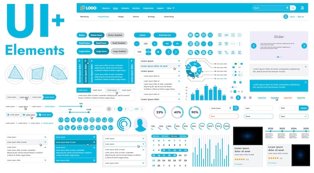 Ces composants graphiques fournissent une approche globale pour le développement d'interfaces