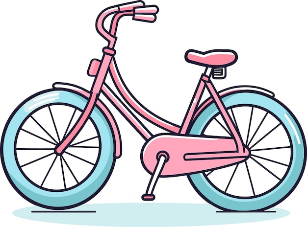 Vecteur composants de vélo illustrés vector frames de vélo graphique vectoriel