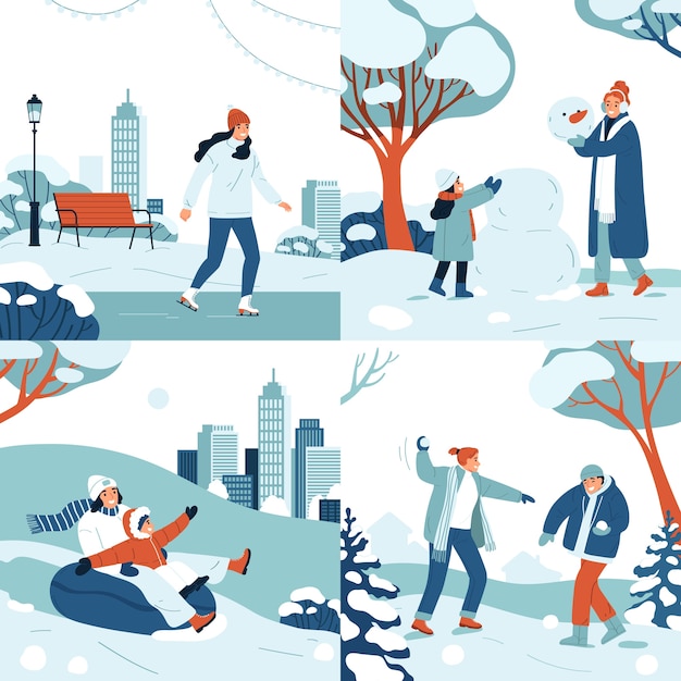 Composition plate pour l'hiver