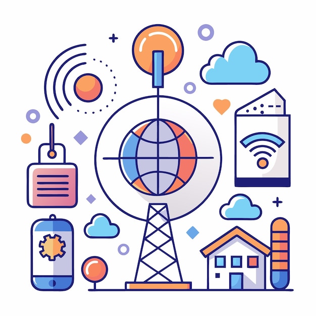 Compréhension des composants et des technologies clés de la communication sans fil illustrée