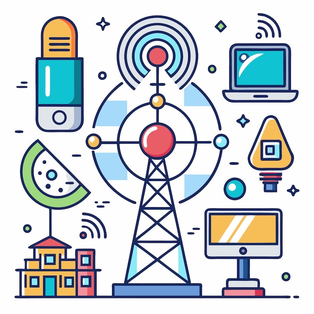 Compréhension des composants et des technologies clés de la communication sans fil illustrée