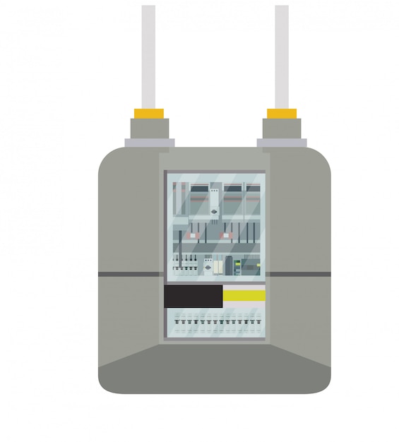 Vecteur compteur électrique