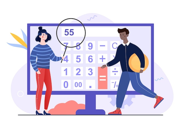 Concept d'application de calculatrice