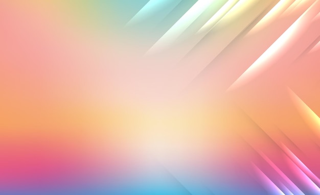 Concept d'arrière-plan de gradient vectoriel d'été abstrait et coloré