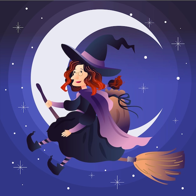 Concept de befana dessiné à la main