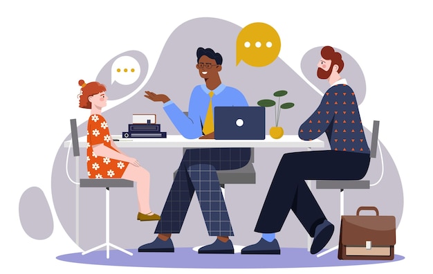 Concept de bureau du directeur père avec fille dans le bureau du directeur mauvais comportement de l'enfant méchant